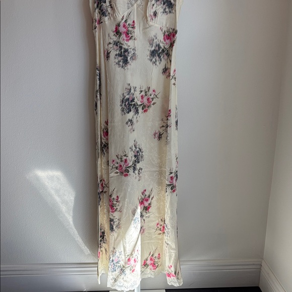 LoveShackFancy Theodore Printed Maxi Dress French Ivory Size 10 New Without Tags - Picture 2 of 7